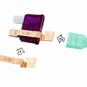 WirthCo Fuse Block Tap, Use with Ato/ Atc Blade Fuses, With 3 Taps and 6 Slip-On Terminals – 30001