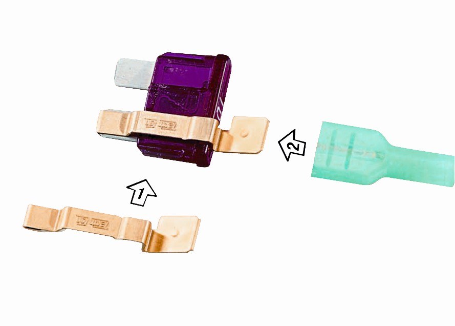 WirthCo Fuse Block Tap, Use with Ato/ Atc Blade Fuses, With 3 Taps and 6 Slip-On Terminals – 30001
