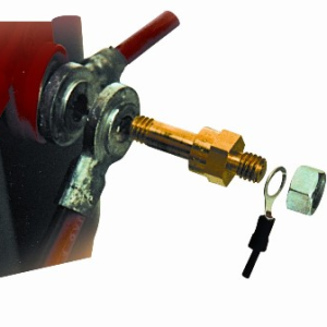 WirthCo Battery Terminal Bolt, Side Terminal Bolt, 3/8 Inch-16 Thread Size, 5/8 Inch Hex Nominal Diameter, 1.832 Inch Overall Length – 30500