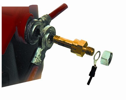 WirthCo Battery Terminal Bolt, Side Terminal Bolt, 3/8 Inch-16 Thread Size, 5/8 Inch Hex Nominal Diameter, 1.832 Inch Overall Length – 30500