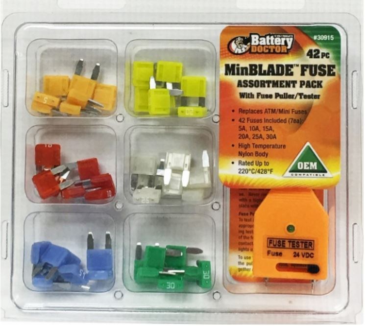 WirthCo Fuse Assortment, Minblade ™, Blade Fuse – 30915