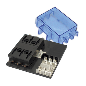 WirthCo Fuse Block, 32 Volt DC/ 25 Ampere Per Circuit, 6 Way Case, Uses Ato/ Atc Blade – 31060-7