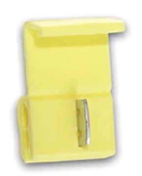 WirthCo Wire Terminal End, Battery Doctor ®, Quick Connector, 10-12 Gauge Wire, Set of 50, Yellow – 31870
