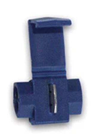 WirthCo Wire Terminal End, Battery Doctor ®, Quick Connector, 18-14 Gauge Wire, Set of 50, Blue – 31877