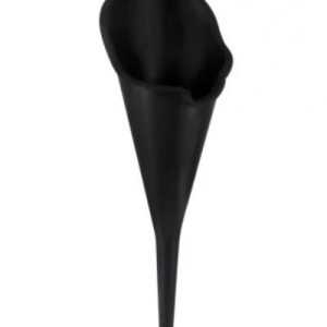 WirthCo Funnel, Funnel King ®, 5-3/4 Inch Length X 4-3/4 Inch Width, 16-1/4 Inch Overall Height, 24 Ounce Capacity, Black, Polypropylene – 32505