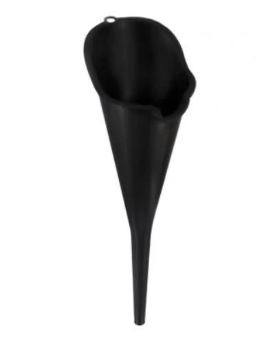 WirthCo Funnel, Funnel King ®, 5-3/4 Inch Length X 4-3/4 Inch Width, 16-1/4 Inch Overall Height, 24 Ounce Capacity, Black, Polypropylene – 32505