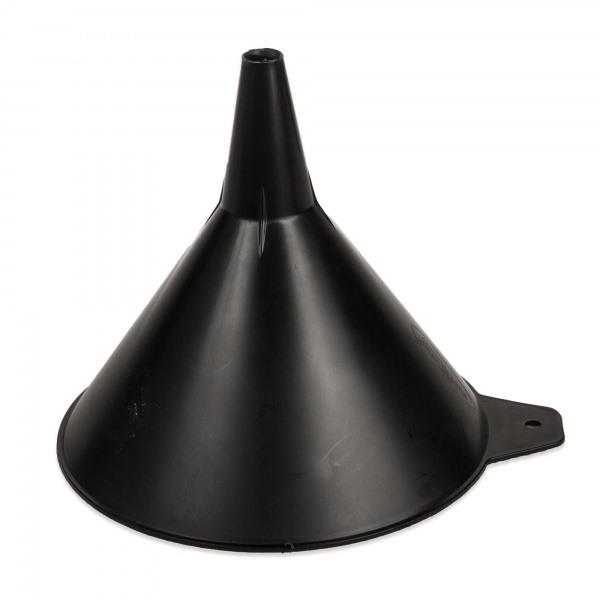 WirthCo Funnel, Round, 7 Inch Top Inside Diameter X 7 Inch Height, 1/2 Inch Spout Inside Diameter X 2-1/2 Inch Spout Length, 2 Quart Capacity – 32820