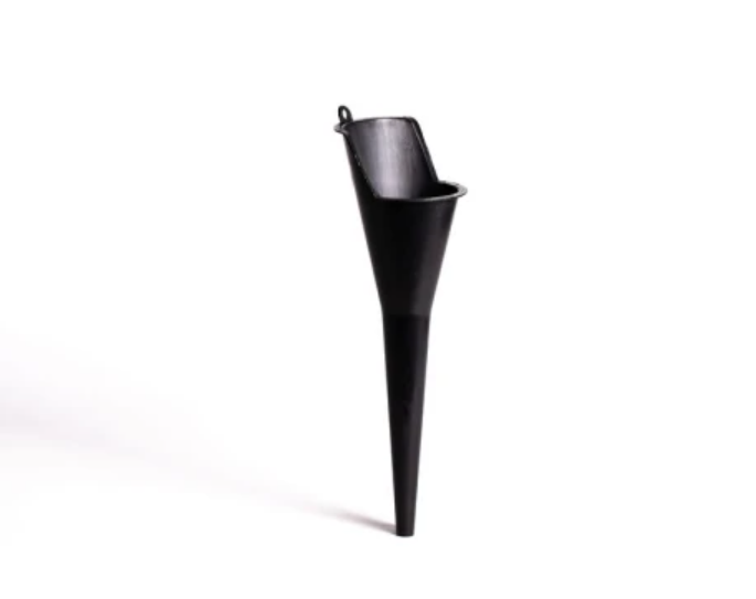 WirthCo Funnel, Cone, 3-1/2 Inch Basin X 11 Inch Length, 5/16 Inch Id Spout, 6 Ounce Capacity, Black – 32865