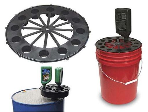 WirthCo Drain Pan, Funnel King ®, Drain Pan Top, For 32900 and 32910 Four Quart Drum Funnel, 11-3/4 Inch Top Inside Diameter – 32940