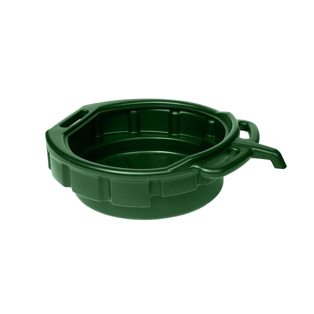 WirthCo Drain Pan, Battery Doc ®, 4 Gallon Capacity, Green, Polypropylene, With Handle and Pour Spout – 32955