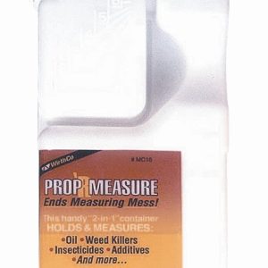 WirthCo Measure and Pour Bottle, 1 to 6 Ounce Capacity Measuring and 16 Ounce Capacity Storage, White/ Black, Polyethylene – 72300