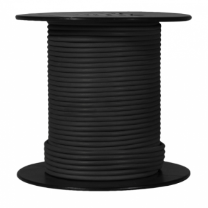 WirthCo Primary Wire, Stranded Conductor, 10 Gauge, Black, 100 Feet Spool, Copper Conductor/ PVC Insulation – 80040