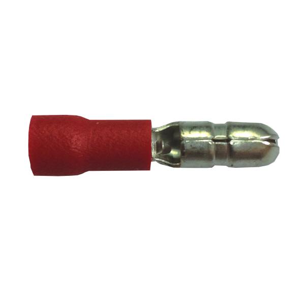 WirthCo Wire Terminal End, Vinyl Male Bullet Connector, 22-18 Gauge Wire, Case of 100 – 80244