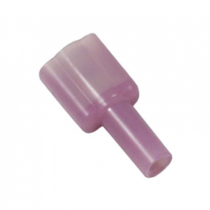 WirthCo Wire Terminal End, 1/4 Inch Fully Insulated Male Quick Disconnect, 16-14 Gauge Wire, Case of 100 – 80256