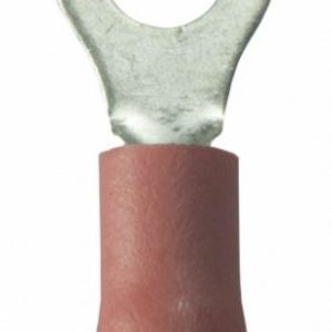WirthCo Wire Terminal End, #8 Vinyl Insulated Ring Terminal, 22-18 Gauge Wire, Pack of 25 – 80328