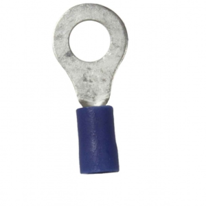 WirthCo Wire Terminal End, 1/4 Inch Vinyl Ring Terminal, 16-14 Gauge Wire, Case of 100 – 80344