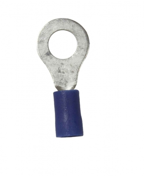 WirthCo Wire Terminal End, 1/4 Inch Vinyl Ring Terminal, 16-14 Gauge Wire, Case of 100 – 80344