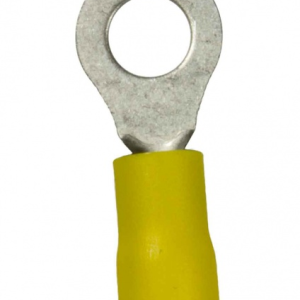 WirthCo Wire Terminal End, 1/4 Inch Vinyl Ring Terminal, 12-10 Gauge Wire, Case of 100 – 80346