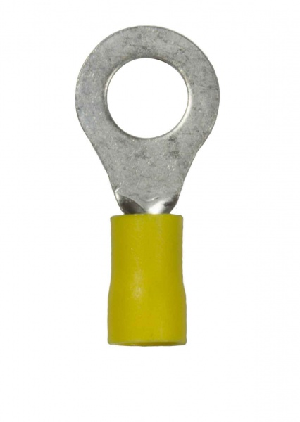 WirthCo Wire Terminal End, 5/16 Inch Vinyl Ring Terminal, 12-10 Gauge Wire, Case of 100 – 80350