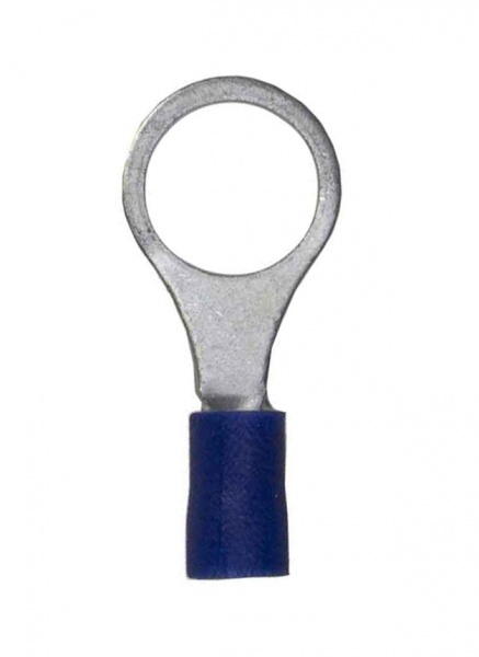 WirthCo Wire Terminal End, 3/8 Inch Vinyl Ring Terminal, 16-14 Gauge Wire, Case of 100 – 80354