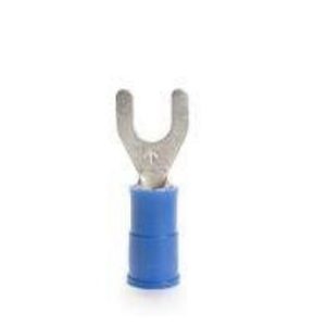 WirthCo Wire Terminal End, Battery Doctor ®, #10 Fork Terminal, 16-14 Gauge Wire, Vinyl Insulation, Pack of 100 – 80421