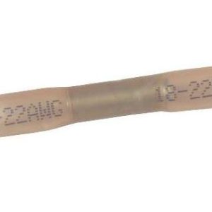 WirthCo Wire Terminal End, Battery Doctor ®, Heat Shrink Butt Connector, 22-18 Gauge Wire, Set of 100, Red – 80427