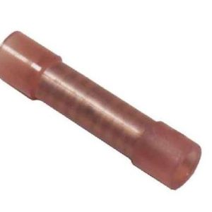 WirthCo Wire Terminal End, Battery Doctor ®, Nylon Insulated Butt Connector, 22-18 Gauge Wire, Pack of 5 – 80800