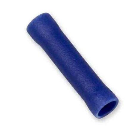 WirthCo Wire Terminal End, Battery Doctor ®, Vinyl Insulated Butt Connector, 16-14 Gauge Wire, Pack of 25, Blue – 80813