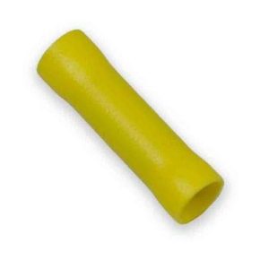 WirthCo Wire Terminal End, Battery Doctor ®, Vinyl Insulated Butt Connector, 12-10 Gauge Wire, Pack of 25, Yellow – 80816