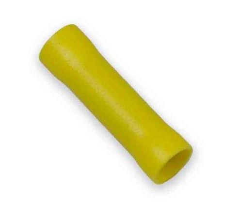 WirthCo Wire Terminal End, Battery Doctor ®, Vinyl Insulated Butt Connector, 12-10 Gauge Wire, Pack of 25, Yellow – 80816