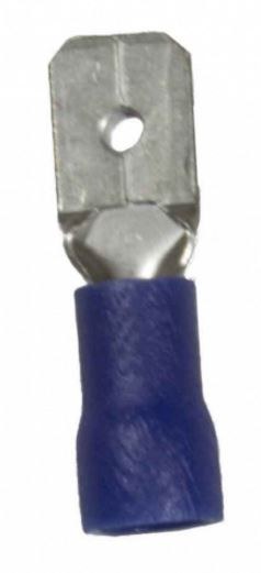 WirthCo Wire Terminal End, 1/4 Inch Vinyl Insulated Male Quick Disconnect, 16-14 Gauge Wire, Pack of 25 – 80828