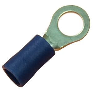 WirthCo Wire Terminal End, #10 Vinyl Insulated Ring Terminal, 16-14 Gauge Wire, Pack of 25 – 80845