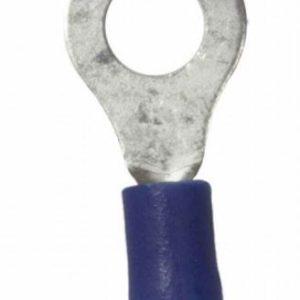 WirthCo Wire Terminal End, 1/4 Inch Vinyl Insulated Ring Terminal, 16-14 Gauge Wire, Pack of 25 – 80847