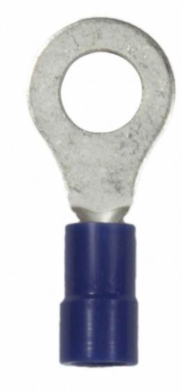 WirthCo Wire Terminal End, 5/16 Inch Vinyl Insulated Ring Terminal, 16-14 Gauge Wire, Pack of 25 – 80849
