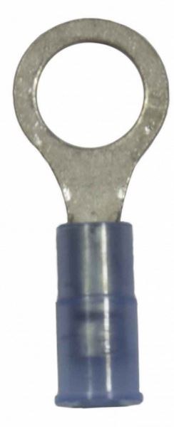 WirthCo Wire Terminal End, 5/16 Inch Nylon Insulated Ring Terminal, 16-14 Gauge Wire, Pack of 5 – 80854
