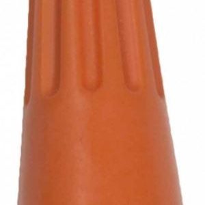 WirthCo Wire Nut, Use to Hold 18-14 Gauge Wires, Orange, Pack of 5 – 80884