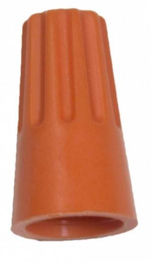 WirthCo Wire Nut, Use to Hold 18-14 Gauge Wires, Orange, Pack of 5 – 80884