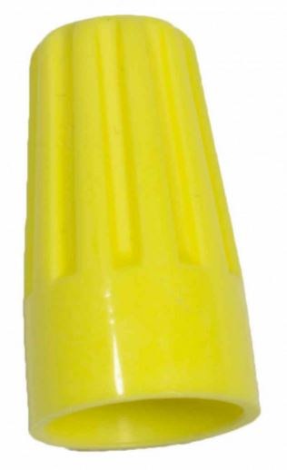 WirthCo Wire Nut, Use to Hold 18-10 Gauge Wires, Yellow, Pack of 5 – 80886