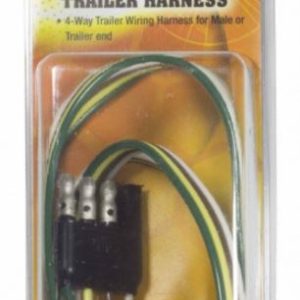 WirthCo Trailer Wiring Connector, Trailer Side, 4-WAY Male Plug, 36 Inch Lead Length – 80904