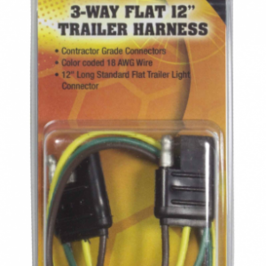 WirthCo Trailer Wiring Connector, Vehicle Side, 4-WAY Circuit Connector, 60 Inch Lead Length – 80910