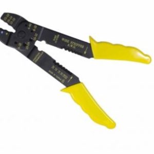 WirthCo Crimping Tool, For Stripping 22-10 Gauge Wire/ Crimping Terminals/ Wire and Bolt Cutters – 80921