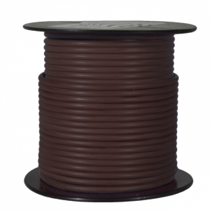WirthCo Primary Wire, Stranded Conductor, 14 Gauge, Brown, 100 Feet Spool, Copper Conductor/ Cross-Linked Polyethylene Insulation – 81017