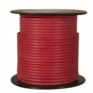 WirthCo Primary Wire, Stranded Conductor, 14 Gauge, Red, 100 Feet Spool, Copper Conductor/ Cross-Linked Polyethylene Insulation – 81020