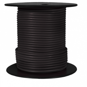 WirthCo Primary Wire, Stranded Conductor, 12 Gauge, Black, 100 Feet Spool, Copper Conductor/ PVC Insulation – 81061