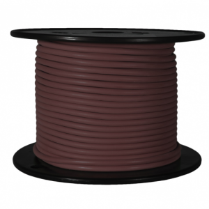 WirthCo Primary Wire, Stranded Conductor, 16 Gauge, Brown, 100 Feet Spool, Copper Conductor/ PVC Insulation – 81100