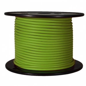 WirthCo Primary Wire, Stranded Conductor, 16 Gauge, Green, 100 Feet Spool, Copper Conductor/ PVC Insulation – 81101