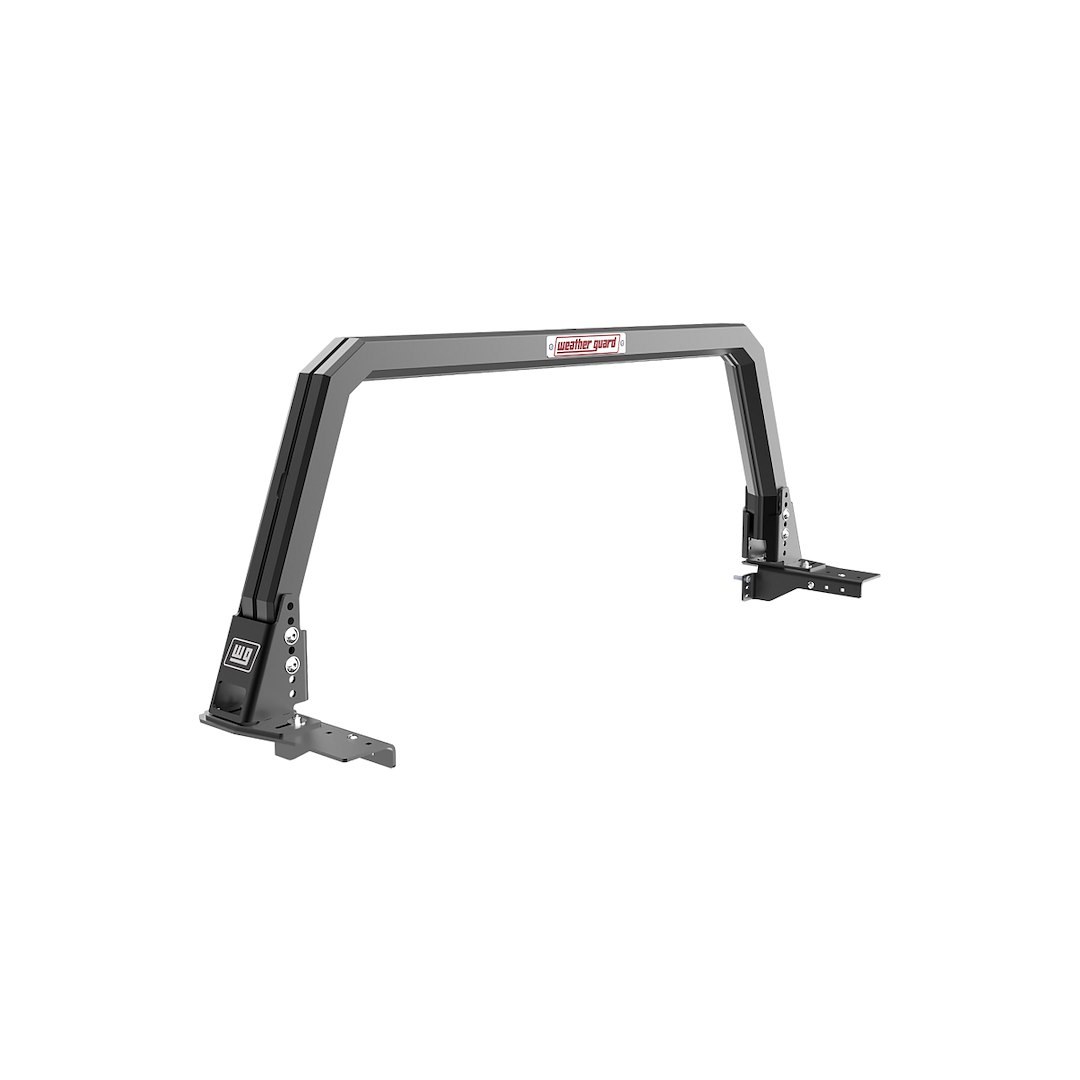 Weather Guard Headache Rack, Open Frame, Powder Coated, Matte Black, Aluminum, With Mounting Brackets and Hardware – 11902-52-01