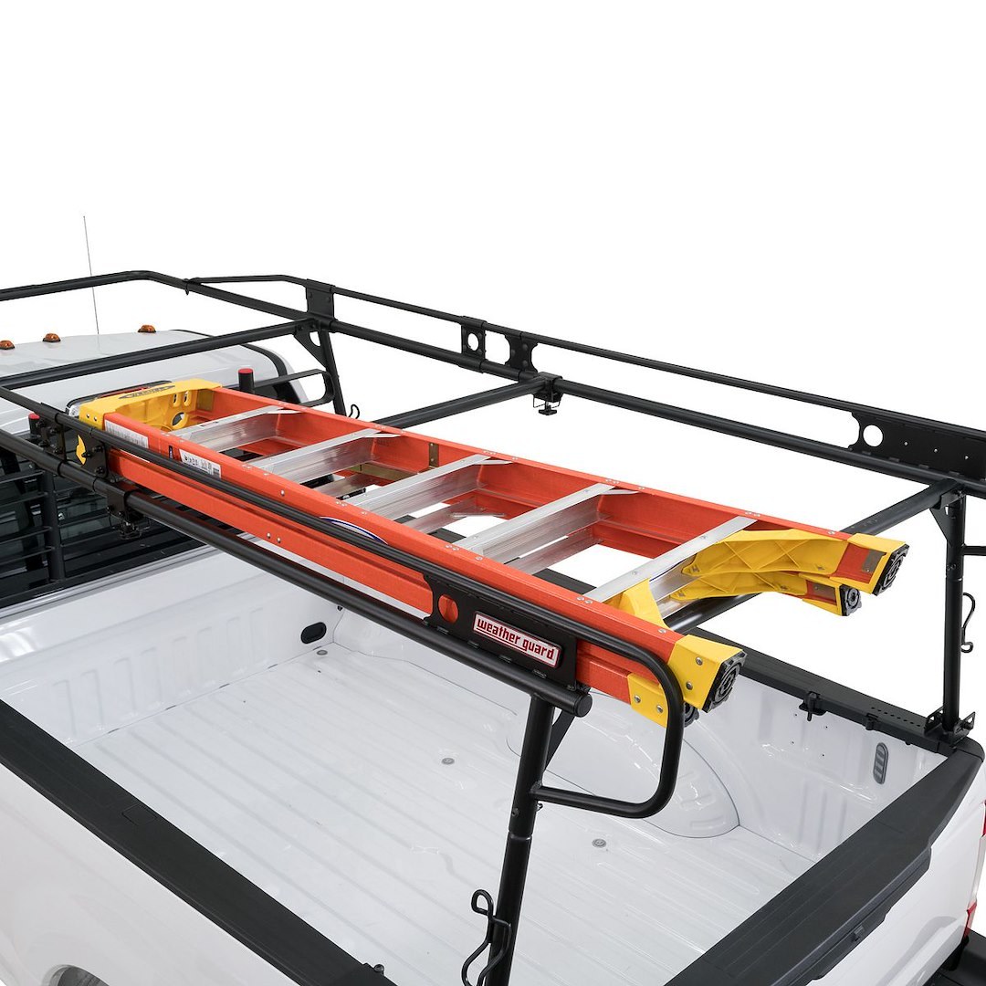 Weather Guard Ladder Rack Cross Bar, For Use with Rack 1275-52-02, Single, Powder Coat, Matte Black, Steel – 1290-52-01