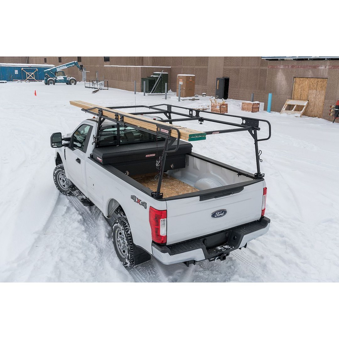 Weather Guard Ladder Rack Cross Bar, For Use with Rack 1275-52-02, Single, Powder Coat, Matte Black, Steel – 1290-52-01