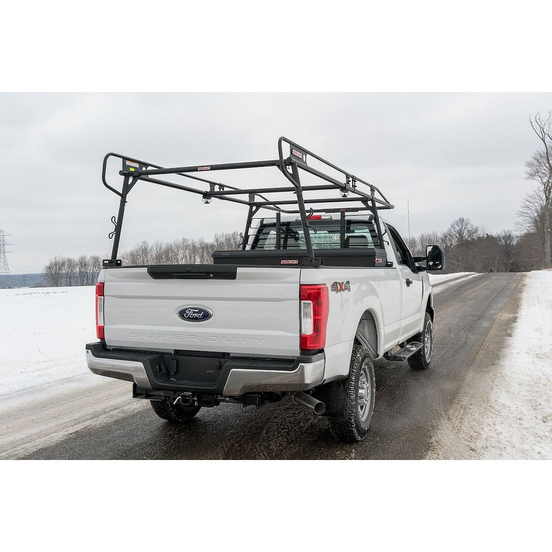 Weather Guard Ladder Rack Cross Bar, For Use with Rack 1275-52-02, Single, Powder Coat, Matte Black, Steel – 1290-52-01